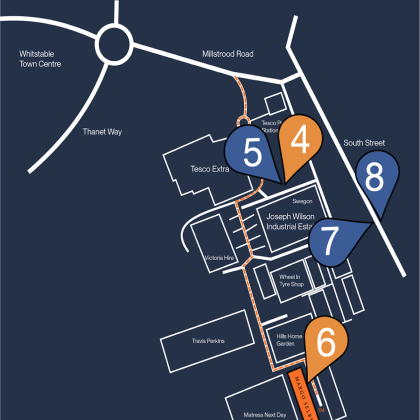 Location map - Joseph Wilson Estate